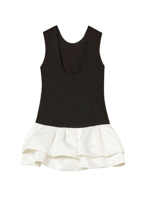 Abito Twinset Kids da bambina in crêpe con balza decorativa TWINSET Kids | 261GJ2Q5403710